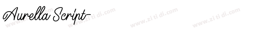 Aurella Script字体转换 Aurella Script字体转换
